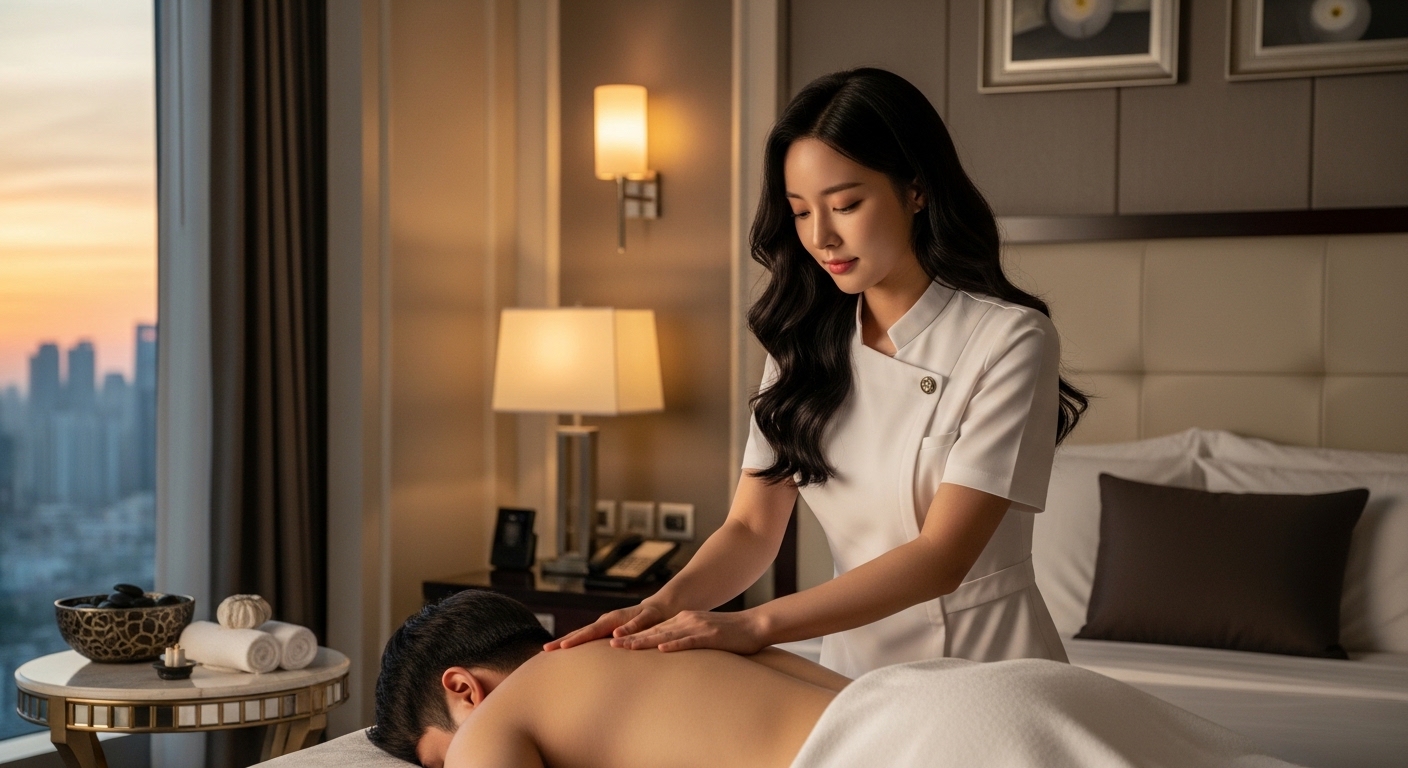 인천 연수구 송도 스웨디시 마사지 편안한 힐링 공간 - 24시간 출장 서비스